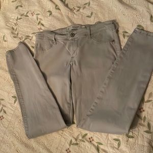 Abercrombie & Fitch gray skinny jeans